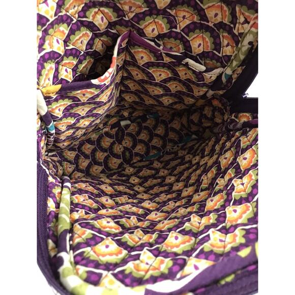 VTG 90's Y2K Vera Bradley Backpack Retired Paisley Print Quilted Boho Colorful - Picture 10 of 11